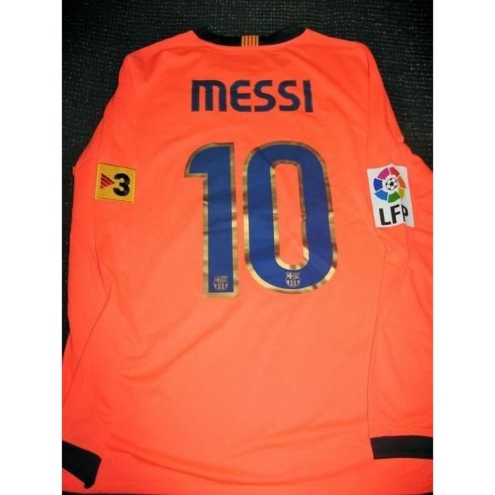 Messi Barcelona PLAYER ISSUE 2009 Soccer Jersey M